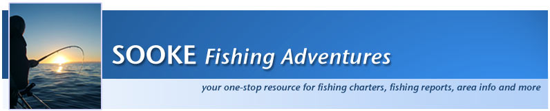 Sooke Fishing Adventures Logo and Home Page