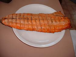 Whole BBQ Salmon