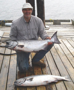 South Vancouver Island salmon fishing at its best